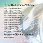 Front Windshield Washer Nozzles Kit forHonda Acura Civic 87-05, CRV 96-11,HR-V 99-06,Accord 03-08,RSX 02-06,TSX 04-06 Replaces 76810-SWA-E01 Wiper Spray Washer Jet with 3M Fluid Hose & 6 Connectors - Image 6