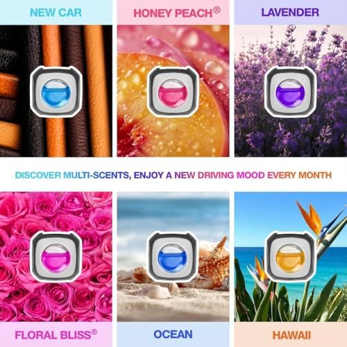 Air Jungles Car Air Fresheners Clip 6 Ct, Variety Pack Vent Clips - Image 2