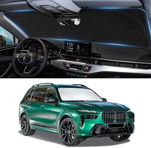 Sunshade for 2018-2025 2026 BMW X7 Windshield Sun Shade Front Window Shield by INSAUTO