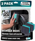 Chemical Guys, Wonder Wave Durafoam Tire Shine Applicator Foam Pads, 2 Pack by ChemicalGuys
