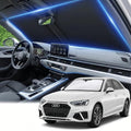 Windshield Sun Shade for Audi A4 2018-2024 2025 Sunshade Front Window Shade Custom Fit A4 Accessories Sun Visor Foldable Shade Blocks UV Rays Accessories by AuyNeas