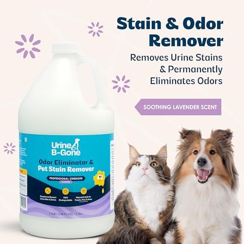 Urine B-Gone Enzyme Cleaner for Human, Cat & Dog Urine, Lavender, 1 Gallon - Image 3