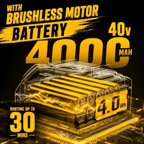 6-in-1 Cordless Car Vacuum, 40V 4000mAh Car Vacuum Cleaner High Power, 50KPA Suction & Blower, 700W Brushless Car Vacuum Portable Cordless for Home, Car, Pet Hair, Keyboard - Image 2