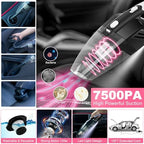 39Pcs Car Cleaning Kit, Interior Detailing Kit with High Power Handheld Vacuum, Detailing Brush Set, Windshield Tool, Pink Complete Auto Accessories for Women - Image 2
