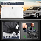 Sunshade for Honda CRV 2017-2022 Sun Shade Fit HR-V CR-V LX EX EX-L, Sport Hybrid, Sport Touring Hybrid SUV Accessories Front Window Shield Sun Visor Protector Foldable Windshield Cover Block UV Rays - Image 6