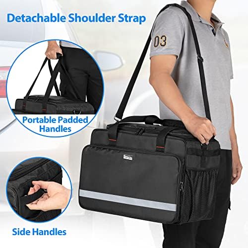 samdew Large Detailing Bag for Auto Detailing Supplies Storage, Bag Only - Image 5