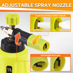 M MINGLE Pressure Washer Foam Cannon Kit, Car Wash Brush with Long Handle - Image 4