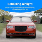 Front Windshield Sun Shade Custom Fit Compatible for Chrysler 300 300C 2011-present Sunshade Foldable UV Ray Reflector Visor Protector Accessories Shield Cover Reflective (Chrysler 300 2011-present) - Image 4