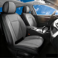 Front Seat Covers Custom Fit for Hyundai Kona 2018-2026,Black&Gray | Luxury Faux Leather, Waterproof, Anti-Slip, Airbag Compatible, Breathable, Car Seat Protectors, 1 Row 2 Seats by Unknown