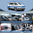 Windshield Cleaner Tool, 13Pcs Car Interior Cleaning Kit, Car Detailing Kit Interior Cleaner, Car Detailing Brushes, Car Cleaning Gel, Inside Cleaning Supplies Accessories for Women Men - Image 6