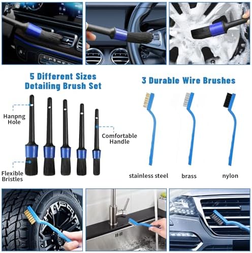 Car Detailing Kit,36pcs Car Detailing Brush Set,Car Cleaning Kit Detail Kit - Image 4