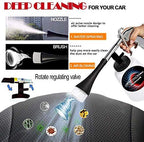 Car Interior Cleaner Auto Detail Tools Car Detailing Kit(Needs Air Compressor) High Pressure Car Cleaning Gun Car Cleaning Kit for Vehicle Upholstery Carpet Seat - Image 2
