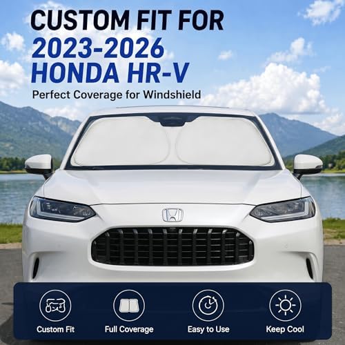 Custom Fit Windshield Sun Shade for Honda HRV HR-V 2023-2026 - Image 2
