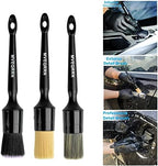 MVEQRRN 6 Pcs Car Detailing Brush Set, Boars Hair & Soft Cleaning Brushes - Image 4