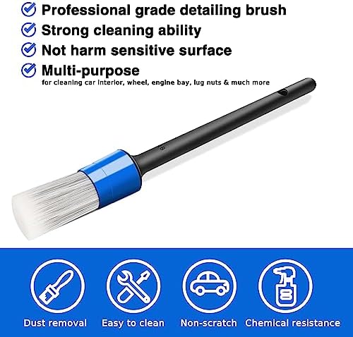 HMPLL 10pcs Car Detailing Kit, Premium Detailing Brush Set - Image 3
