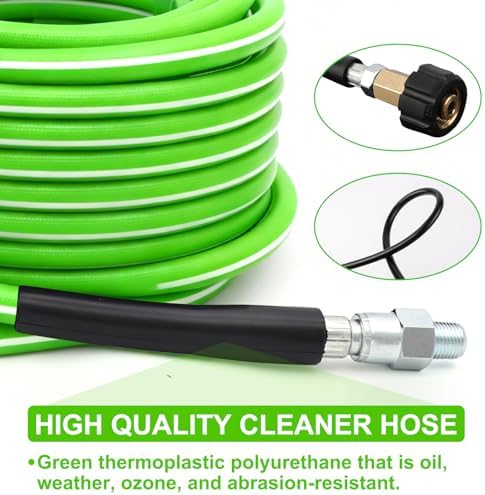 Sewer Jetter Kit 100 FT for Pressure Washer, 5800 PSI Drain Cleaner Hose - Image 6