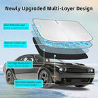 Windshield Sun Shade for Dodge Challenger 2015-2026 Sunshade - Image 3