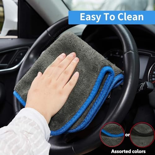 BMLEI Car Wash Brush with Long Handle, Cleaning Mop Car Wash Kit,Yellow - Image 5