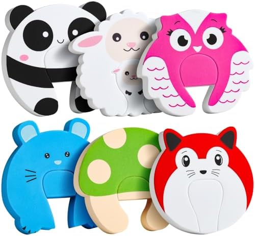 Enlarged Door Stopper,6Pcs | Finger Pinch Guard,Door Slam Stopper,Door Holder to Keep Door Open by HNYYZL
