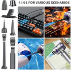 Car Vacuum Cleaner High Power - 22000PA Portable Car Vacuums 4 in 1 Compressed Air Duster & Blower Hand Held Vacuum Cordless with Brushless Motor for Cars Home Office Camping Ideal Gifts for Men women - Image 5
