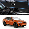 for Model X Windshield Sun Shade Sunshade for Tesla Model X 2016-2024 2025 2026 Windshield Cover Window Shield Protector Sun Visor Tesla Car Accessories Keeps Car Interior Cool by INSAUTO