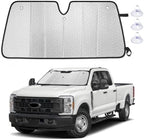 EcoNour Foldable Sun Shade Fit for Ford F250 2017-2024 2025 2026 by EcoNour