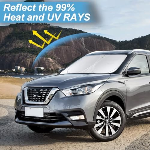 Windshield Sunshade for Nissan Kicks 2018-2023 2024 2025 2026 Car Shield - Image 2