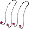 SAVORI Auto Hooks Bling Car Hangers Organizer Seat Headrest Hooks Strong and Durable Backseat Hanger Storage Universal for SUV Truck Vehicle 2 Pack (Fuchsia) by SAVORI