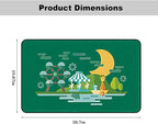 Magnetic Car Window Shade for Baby, Cartoon Pattern Automotive Side Window Blackout Curtain, Vehicle Sun Shade UV Privacy Protection Heat Blocking Cover, Universal Fit (Amusement Park) - Image 2