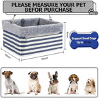 Dog Car Seats for Small Dogs, Upgrade Dog Booster Seat with Metal Frame Construction with Double-Layer Oxford, Perfect for Small Pets up to 20lbs - Image 2