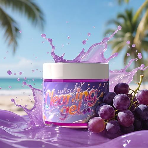 ASFSKY Car Cleaning Gel Cleaning Putty Universal Cleaning Gel Grape - Image 2