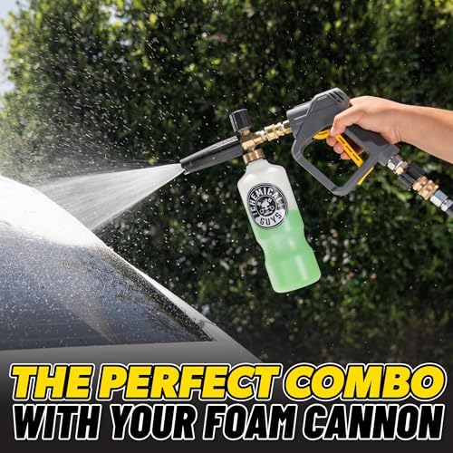 Chemical Guys, Snubby Short Pressure Washer Gun with Foam Cannon Attachment - Image 2