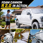 Raincovo Foam Cannon R 2.0 with Wide Mouth and Base, Adjustable Snow Foam - Image 6