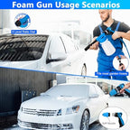THINKWORK Car Wash Kit with Foam Gun, Complete Car Detailing Kit 40 PCS - Image 3