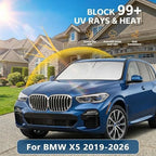 for BMW X5 Windshield Sun Shade 2019-2026, Custom Fit Front Window Visor, Foldable UV Ray Blocker for X5 M Sport XLine SUV Accessories - Image 2