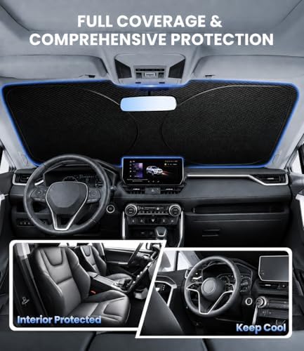 Zanch Windshield Sun Shade for Mazda CX-90 2024-2026 - Image 5