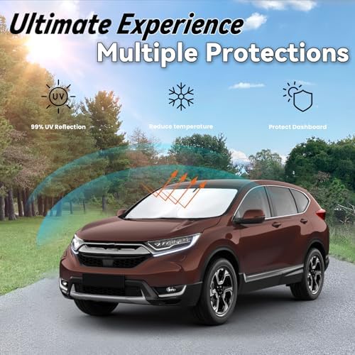 Windshield Sun Shade for Honda CR-V 2012-2022 Sunshade - Image 3