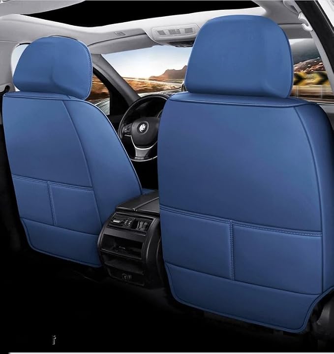 for car seat Covers Non-Slip （E.g, for Tesl,for Mercedes-Benz,for BMW,for Audi, for Ford, for Honda, for Nissan,for Toyota,for Chevrolet,for Jeep.. (Black Blue) - Image 2