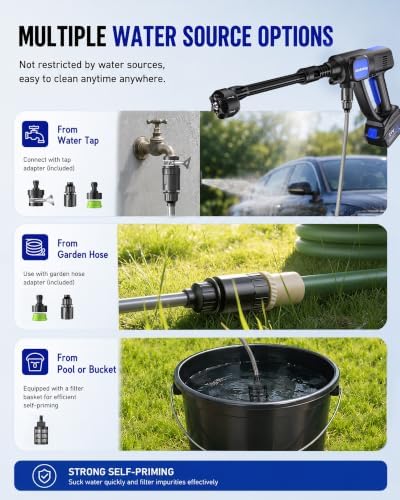 Cordless Cleaning Tool with Brushless Motor for Cars & Outdoor Use - Image 6