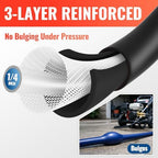 YAMATIC Pressure Washer Hose 50 FT 1/4", 3200 PSI, M22-14mm Females - Image 6