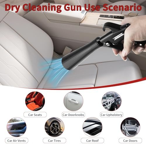 HANDY High Pressure Car Interior Cleaning Gun Interior Dryer Hair Dryer Car Detail Gun Fast Drying Blows Away Dust and Dirt Using Air - Image 5