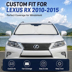 Windshield Sun Shade Sunshade for Lexus RX 2010-2015 - Image 2