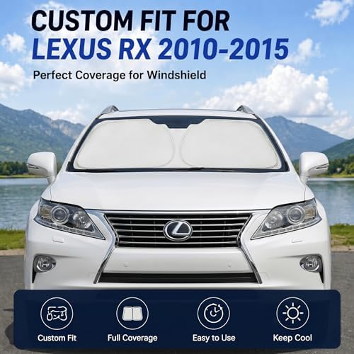 Windshield Sun Shade Sunshade for Lexus RX 2010-2015 - Image 2