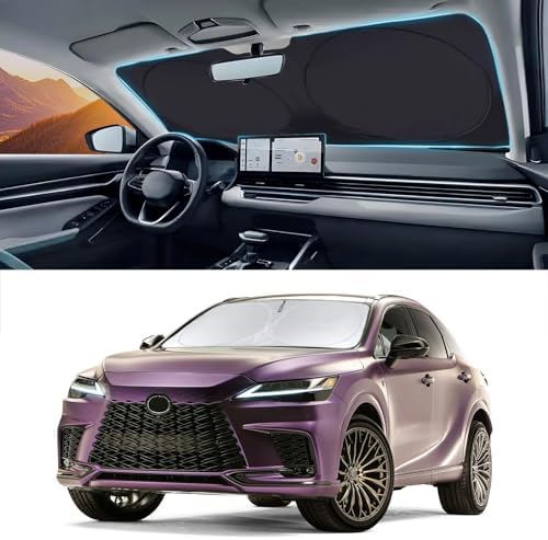 Windshield Sun Shade for 2016-2022 Lexus RX 350 450h Sunshade Window Visor by INSAUTO