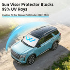 Windshield Sun Shade for Nissan Pathfinder 2022-2026 Sunshade - Image 2