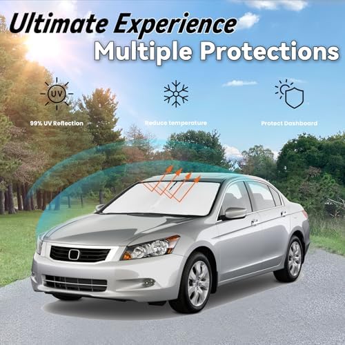 Windshield Sun Shade for Honda Accord 2008-2012 Accord Shield - Image 3