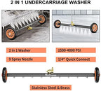 Undercarriage Pressure Washer Attachment 30 inch, Water Broom 4000 PSI - Image 2