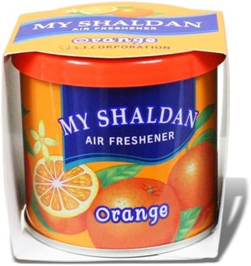 Auto Dynasty - Pack of 12 My Shaldan Japanese Car Cup-Holder Natural Air Freshener Cans (Orange Scented) - Image 2