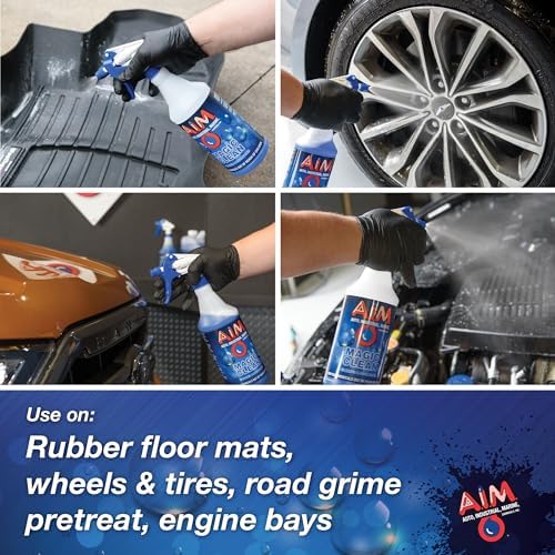 AIM Chemicals Magic Clean Multipurpose Cleaner - Industrial & Car Detailing - Cleans Cars, Trucks, SUVs, Boats, RVs - Effective Wheel & Tire Cleaner - Powerful Degreaser - Heavy Duty Use - Quart - Image 3
