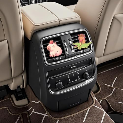 Cute Car Air Freshener Clips,Capybara Car Vent Clip,Car Vent Decoration Accessories,Auto Air Conditioner Clip,Automotive Interior Decoration Gifts for Girls and Women - Image 3